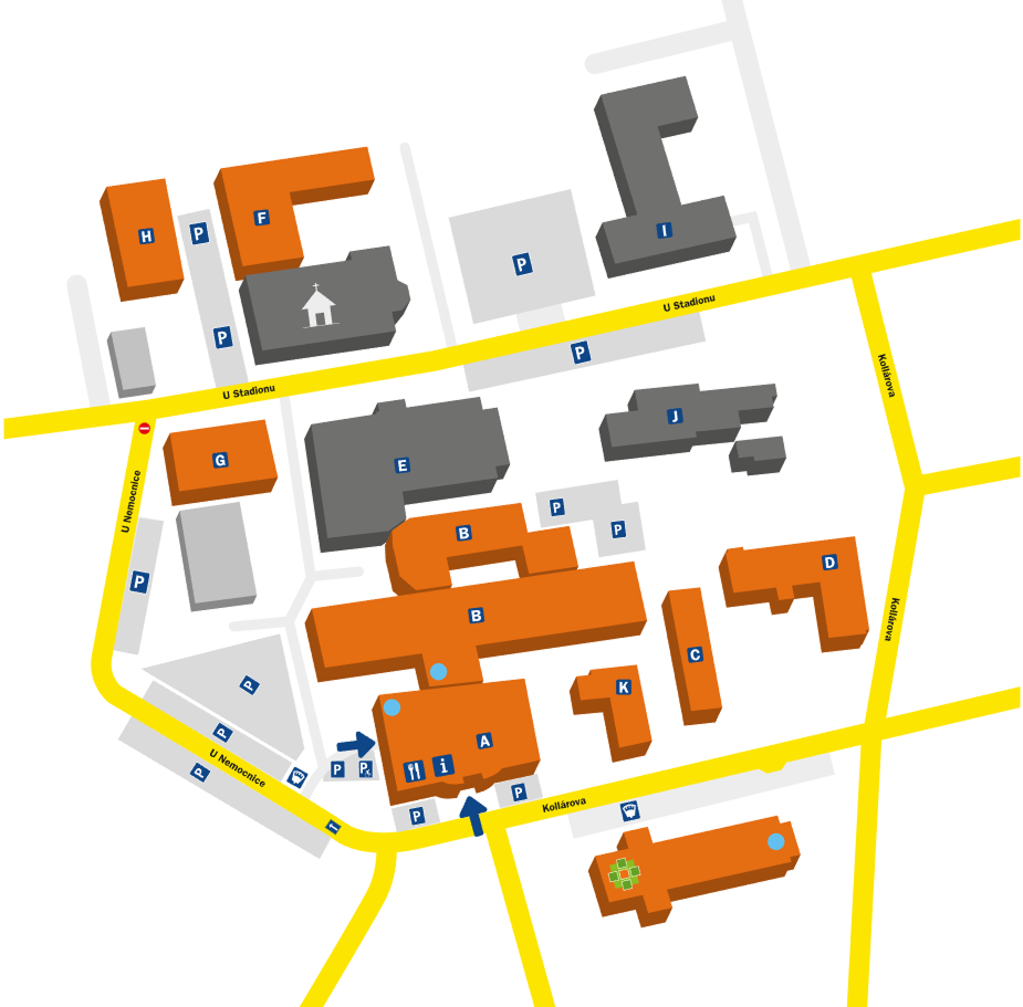 Mapa areálu